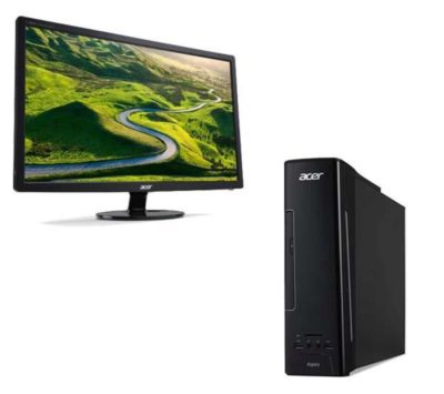 ACER  Aspire XC-780 Desktop PC & S241HLCbid Full HD 24  LED Monitor Bundle